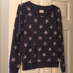Star print sweatshirt
